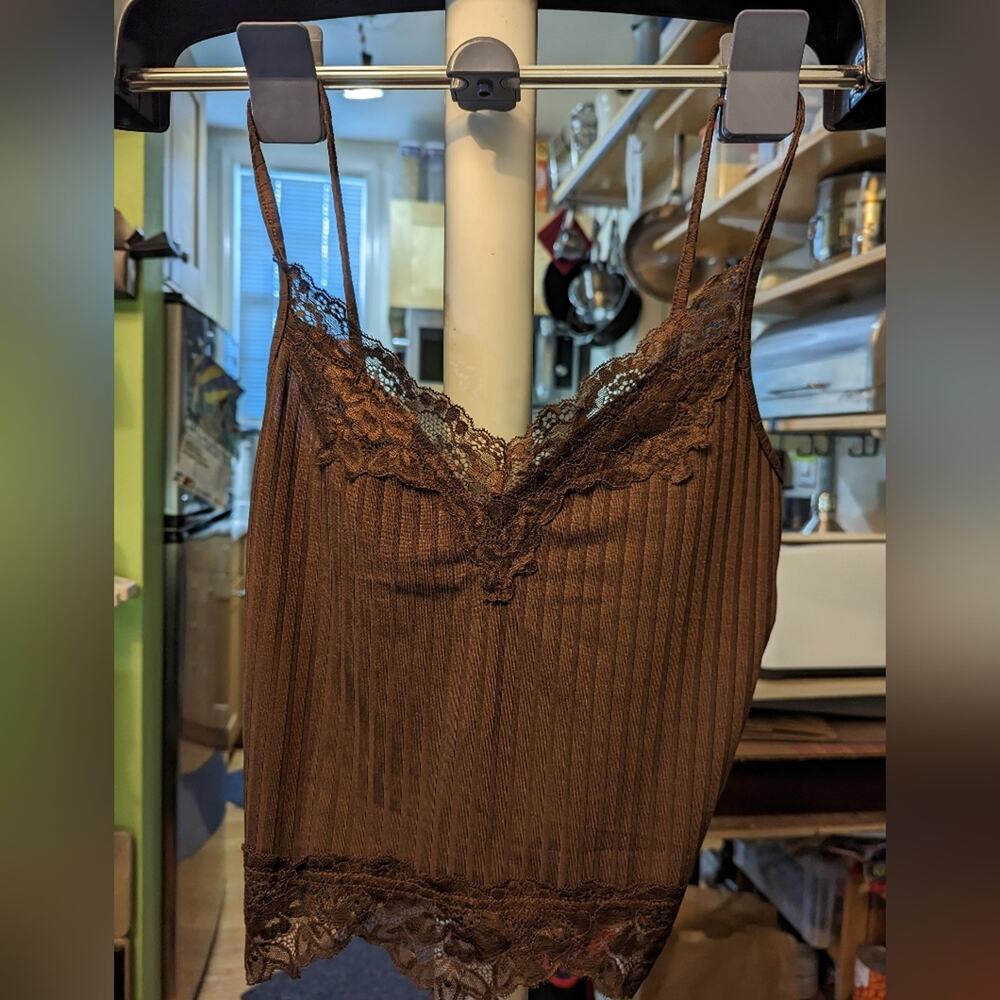 Brown Camisole by Fashion Sexy Lounge